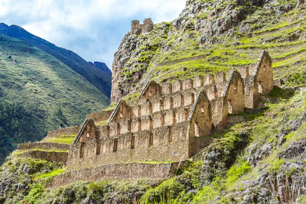 Ollantaytambo, 페루, 신성한 계곡, 유적 — 스톡 사진