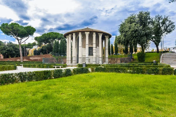 Temple of Hercules Victor in Rome Stock Photo