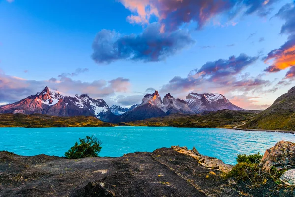 Torres del Paine, Παταγονίας, η Χιλή - πεδίο πάγου της νότιας Παταγονίας, Magellanes περιοχή της Νότιας Αμερικής Εικόνα Αρχείου