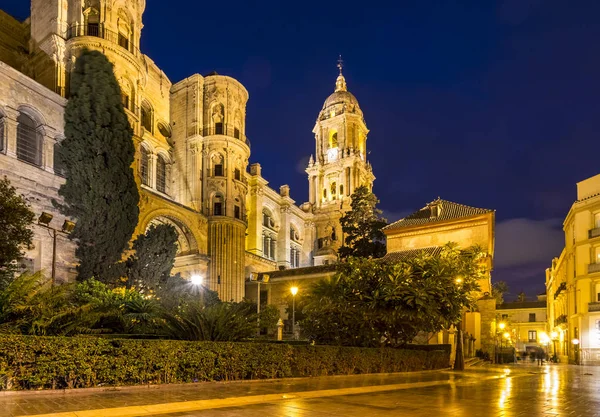 Malaga Cathedral in Andalusia, southern Spain — Stock Photo, Image