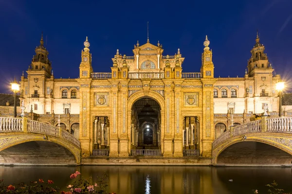 Detalhe arquitetônico - plaza de espana Sevilha, Andaluzia, Espanha . — Fotografia de Stock