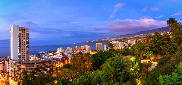 Puerto de la Cruz, Tenerife, Isole Canarie, Spagna: Vista sul mare — Foto Stock