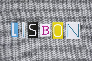 Lizbon kelime gazeteden kesilmiş