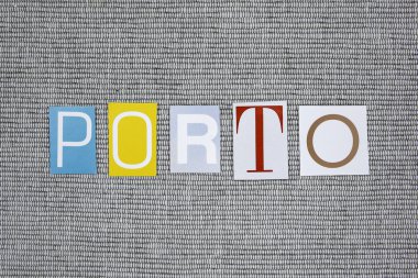 Porto kelime gazeteden kesilmiş