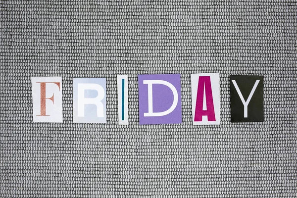 Cuma kelime gri arka plan üzerinde