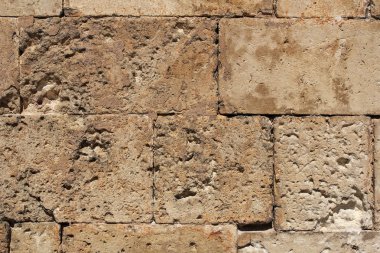 Eski taş duvar dokusu veya arkaplan