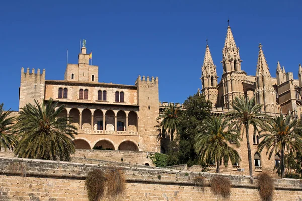 Catedral de La Seu de Palma en Palma de Mallorca, España — Foto de Stock