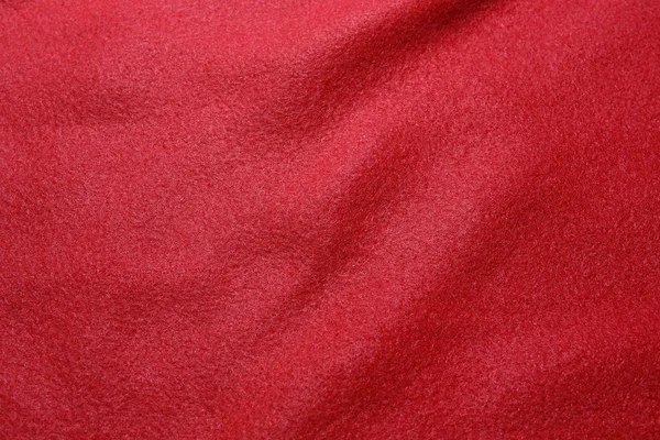 kırmızı dalgalı kumaş arka plan veya doku