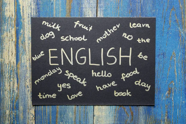 Concetto di apprendimento della lingua inglese — Foto Stock