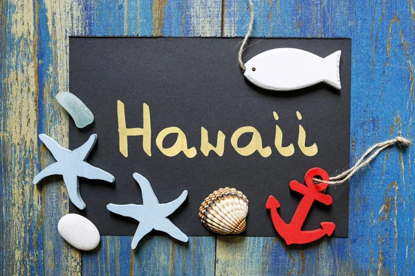 Cartão postal de verão de Hawaii, Estados Unidos — Fotografia de Stock