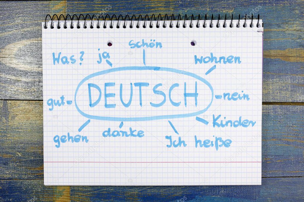 concept of learning german (deutsch) language