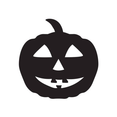 siyah halloween kabak-vektör çizim