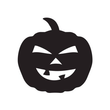 siyah halloween kabak-vektör çizim