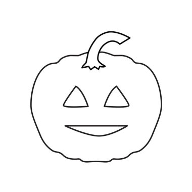 Cadılar Bayramı Balkabağı-vektör çizim