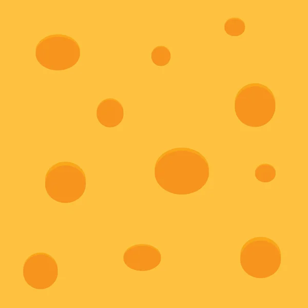Текстура желтого сыра или фон - векторная иллюстрация — стоковый вектор