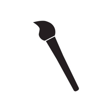 boya fırça simgesini-vektör çizim