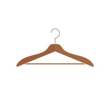 ahşap askı simge vektör çizim