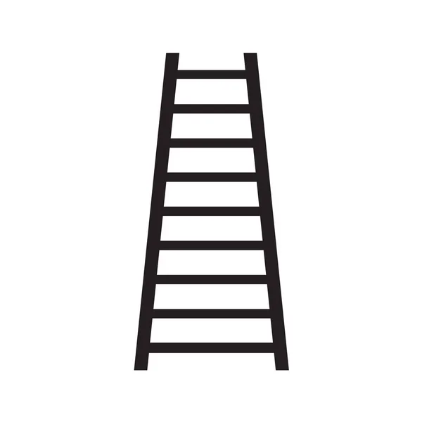 Black ladder icon- vector illustration — Stock Vector