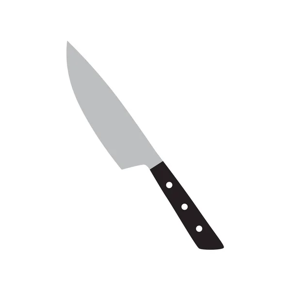 Icon-Vektor-Illustration für Küchenmesser — Stockvektor