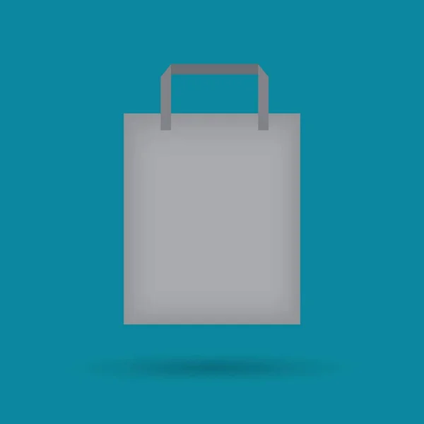 Bolsa de compras icon- vector ilustración — Archivo Imágenes Vectoriales