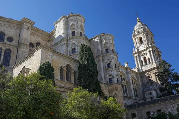 Katedra w Malaga, Costa del Sol, Andaluzja, Południowa Hiszpania — Zdjęcie stockowe