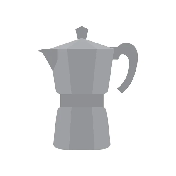 Καφετιέρα, τσάι, μόκα εικονίδιο-διανυσματικά εικονογράφηση — Διανυσματικό Αρχείο