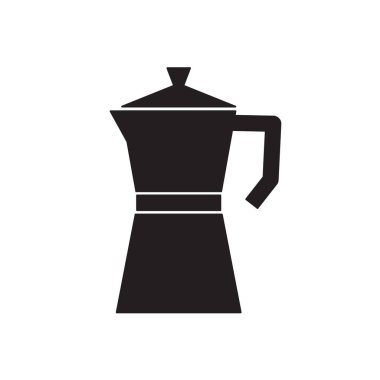 kahve makinesi, makinesi, moka simge vektör çizim