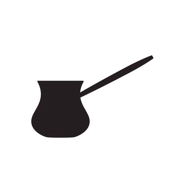 Cezve turco cafeteira icon- vetor ilustração —  Vetores de Stock