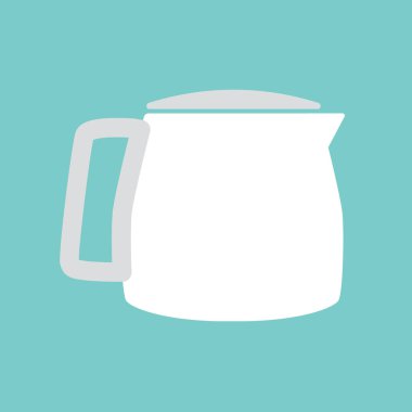 kahve makinesi simge vektör çizim