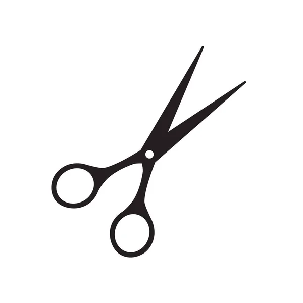 Black scissors icon- vector illustration — Stock Vector