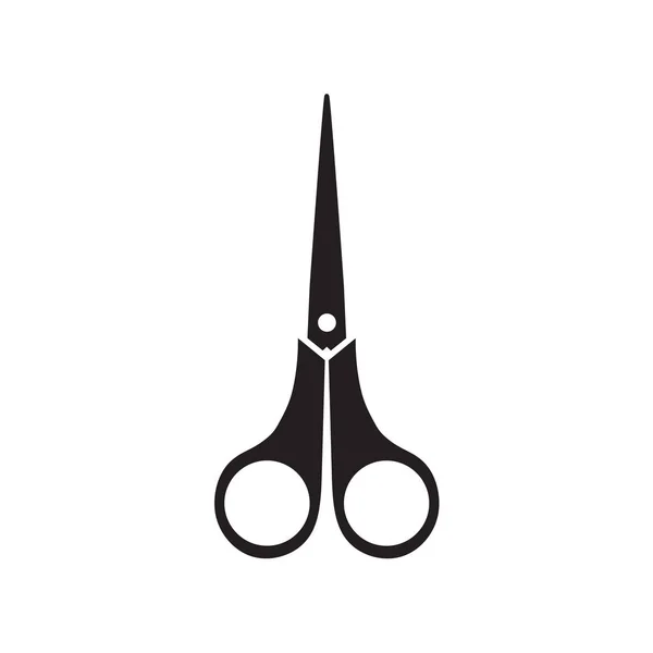 Black scissors icon- vector illustration — Stock Vector