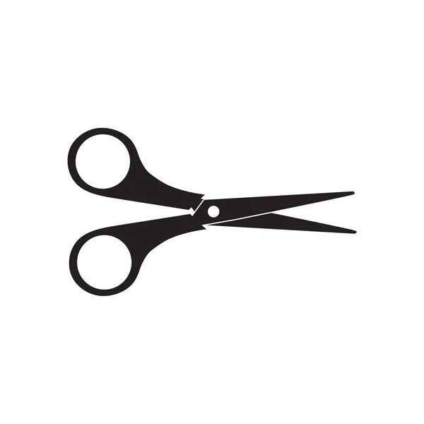 Black scissors icon- vector illustration — Stock Vector