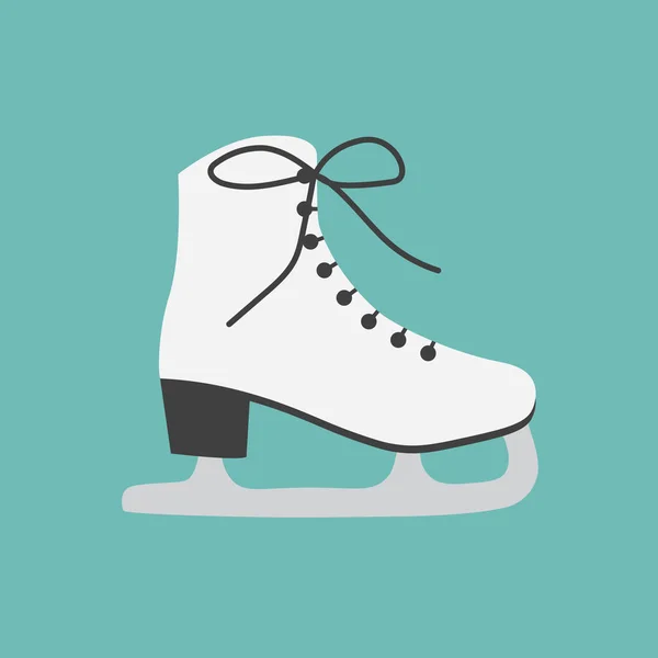 Gelo figura skate icon- vetor ilustração —  Vetores de Stock