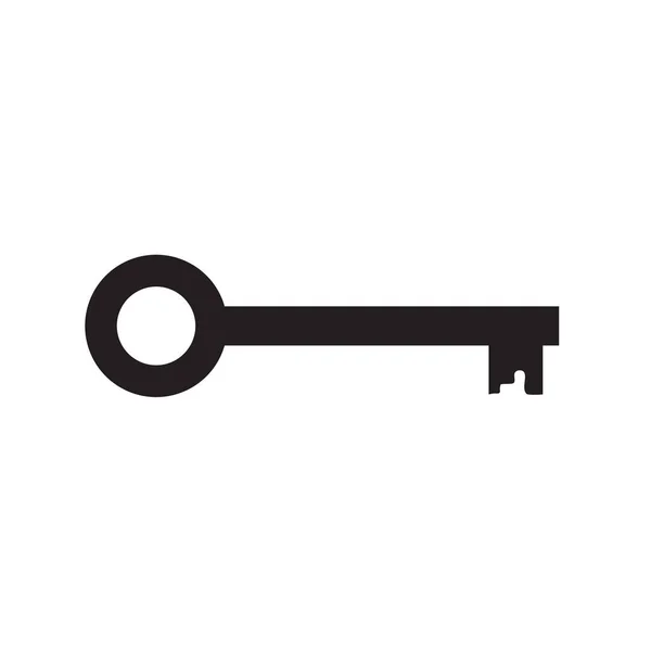 Black key icon- vector illustration — Stock Vector