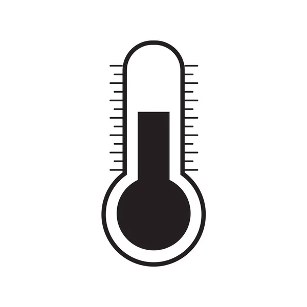 Thermometer pictogram-vector illustratie — Stockvector