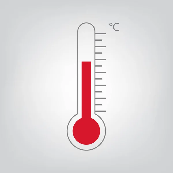 Termometre simge vektör çizim — Stok Vektör