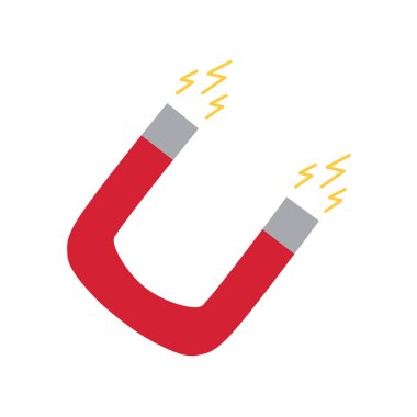 mıknatıs simgesini-vektör çizim