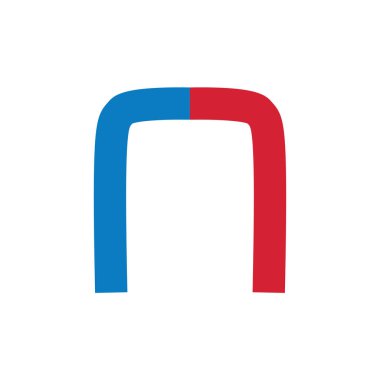 mıknatıs simgesini-vektör çizim