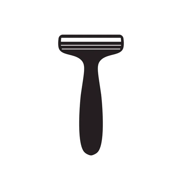 Maquinilla de afeitar desechable icon- vector ilustración — Vector de stock