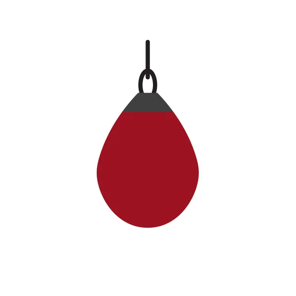 Sac de boxe icon- illustration vectorielle — Image vectorielle