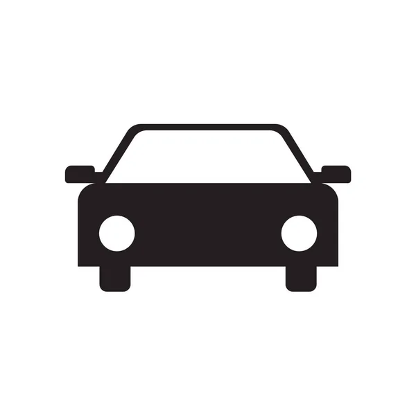 Schwarze Auto-Icon-Vektor-Illustration — Stockvektor