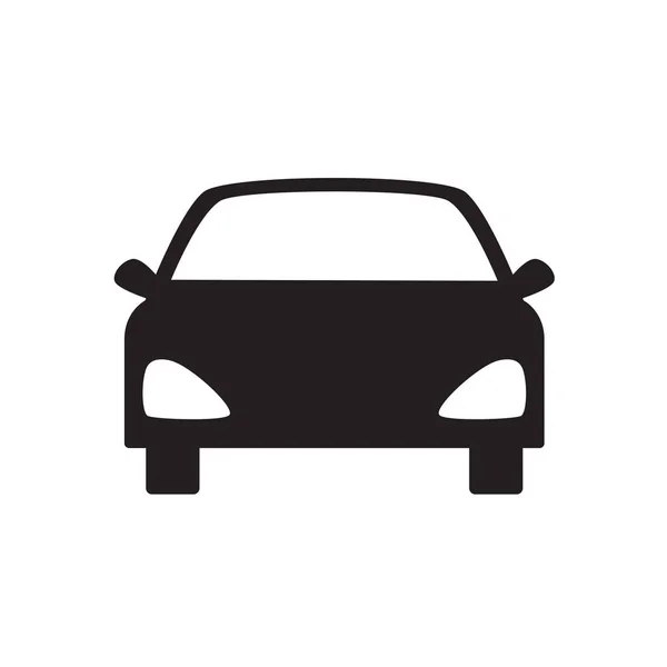 Schwarze Auto-Icon-Vektor-Illustration — Stockvektor
