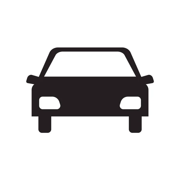Schwarze Auto-Icon-Vektor-Illustration — Stockvektor