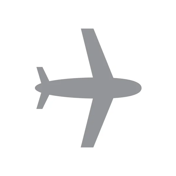 Flugzeug-Icon-Vektor-Illustration — Stockvektor