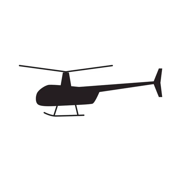 Illustration vectorielle d'icône d'hélicoptère — Image vectorielle