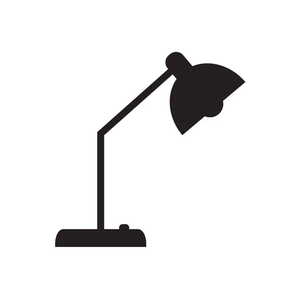 Lampada da tavolo icon- vettoriale illustrazione — Vettoriale Stock
