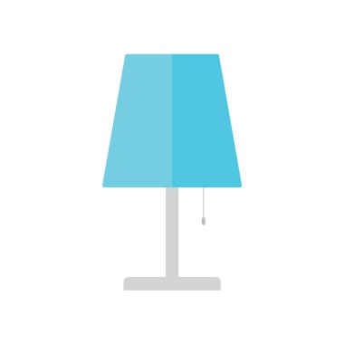 Masa lambası simge vektör çizim