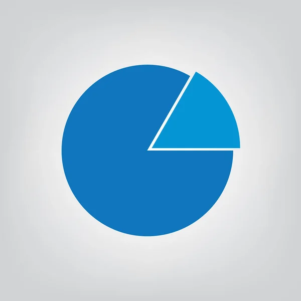 Pie business chart icon- vector illustration — Stock Vector