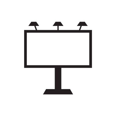 Billboard simge vektör çizim