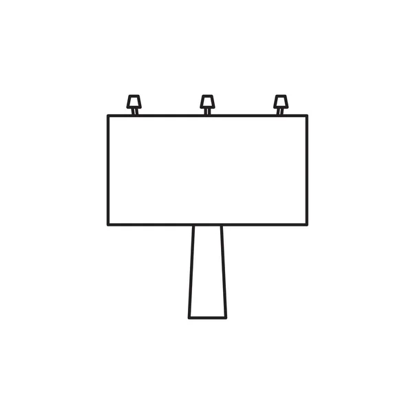 Білборд значок- Векторна ілюстрація — стоковий вектор